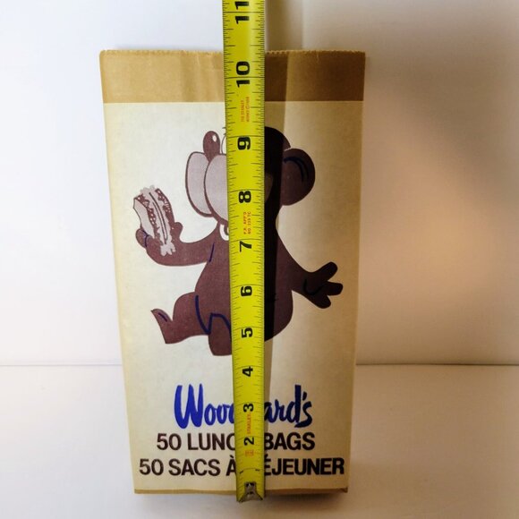 Woodward’s Lunch Bags Vintage Department Store Paper Advertising Approx 38 / 48 - Picture 15 of 16